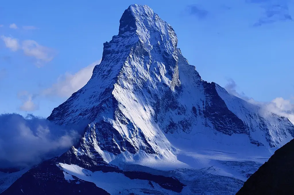 The Matterhorn in the canton of Valais